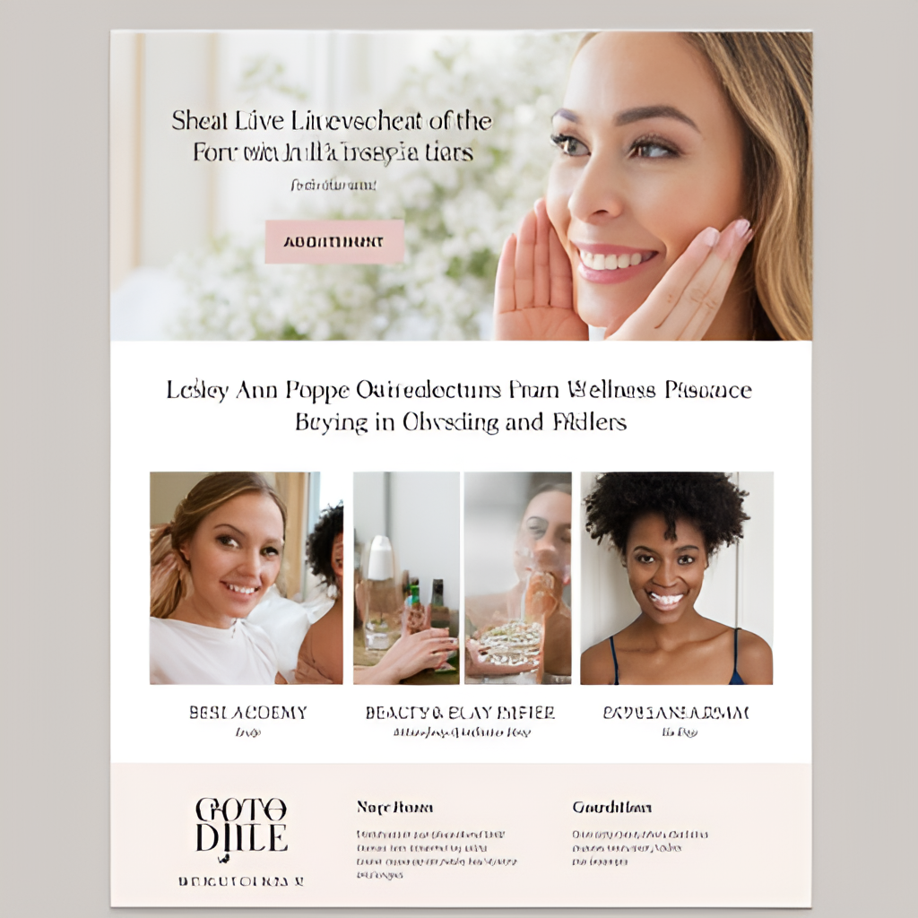 An image related to beauty and wellness, potentially showcasing products from Lesley Ann Poppe's line or a scene from her Beauty Academy in action.